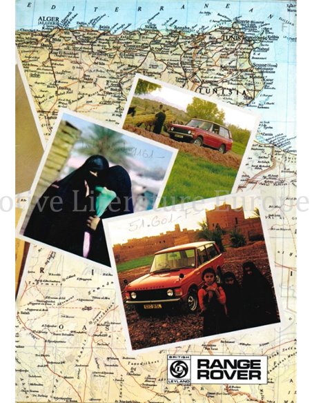 1973 LAND ROVER RANGE ROVER BROCHURE ENGELS