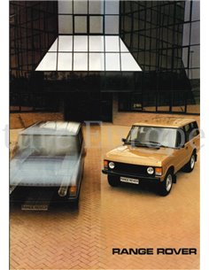 1984 LAND ROVER RANGE ROVER BROCHURE NEDERLANDS