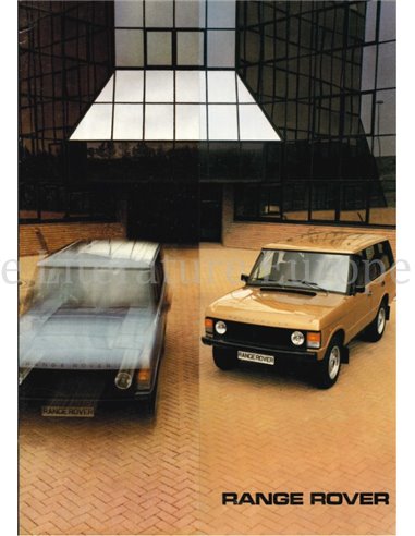 1984 LAND ROVER RANGE ROVER PROSPEKT NIEDERLÄNDISCH