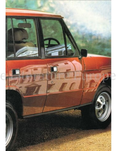 1983 LAND ROVER RANGE ROVER BROCHURE ENGELS
