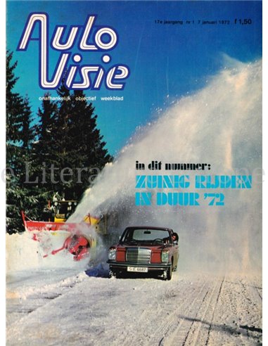 1972 AUTOVISIE MAGAZINE 01 DUTCH