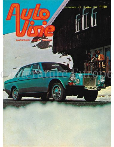 1972 AUTOVISIE MAGAZINE 02 NEDERLANDS
