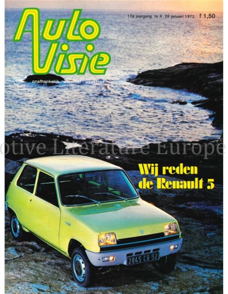 1972 AUTOVISIE MAGAZINE 04 DUTCH