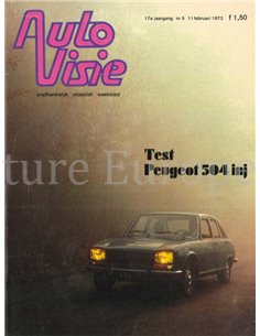 1972 AUTOVISIE MAGAZINE 06 DUTCH