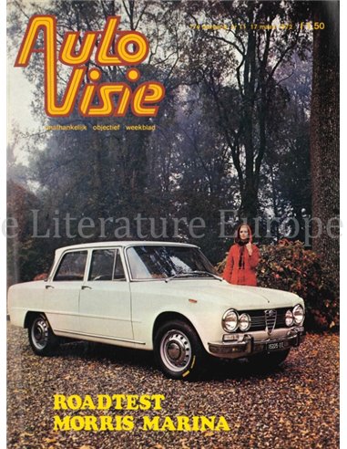 1972 AUTOVISIE MAGAZINE 11 NEDERLANDS