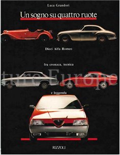 UN SOGNO SU QUATTRO RUOTE, DIECI ALFA ROMEO FRA CRONACA, TECHNICA E LEGGENDA
