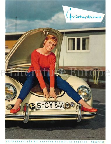 1958 PORSCHE CHRISTOPHORUS MAGAZINE 33 GERMAN