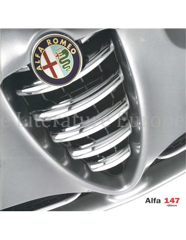 2001 ALFA ROMEO 147 5-DOORS BROCHURE DUTCH