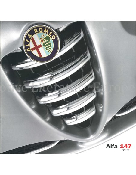 2001 ALFA ROMEO 147 5-DEURS BROCHURE NEDERLANDS