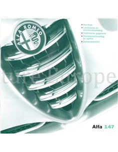 2001 ALFA ROMEO 147 5-DOORS BROCHURE DUTCH 2