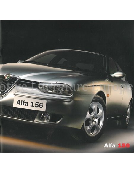 1999 ALFA ROMEO 156 PROSPEKT NIEDERLÄNDISCH