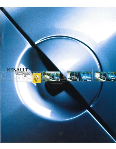 2002 RENAULT TWINGO BROCHURE DUTCH