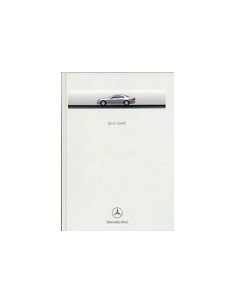 1999 MERCEDES BENZ CL COUPE HARDCOVER BROCHURE NEDERLANDS