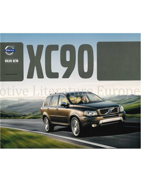 2013 VOLVO XC90 BROCHURE DUITS