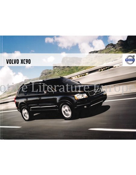 2009 VOLVO XC90 PROSPEKT NIEDERLÄNDISCH