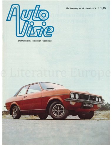 1974 AUTOVISIE MAGAZINE 18 NIEDERLÄNDISCH