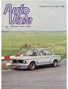 1974 AUTOVISIE MAGAZINE 20 NIEDERLÄNDISCH