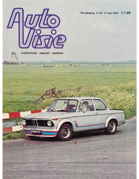 1974 AUTOVISIE MAGAZINE 20 NEDERLANDS
