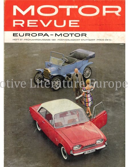 1961 MOTOR REVUE JAARBOEK DUITS