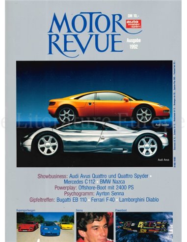 1992 MOTOR REVUE JARBUCH DEUTSCH