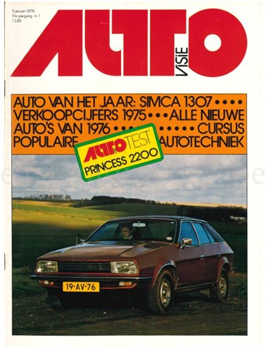 1976 AUTOVISIE MAGAZIN 01 NIEDERLÄNDISCH