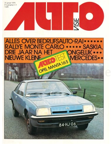 1976 AUTOVISIE MAGAZIN 03 NIEDERLÄNDISCH