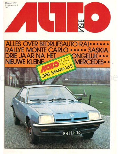 1976 AUTOVISIE MAGAZIN 03 NIEDERLÄNDISCH