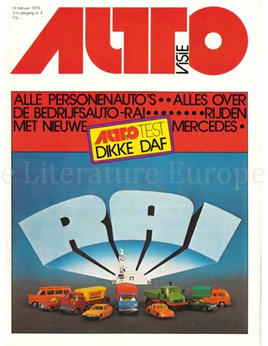 1976 AUTOVISIE MAGAZIN 04 NIEDERLÄNDISCH