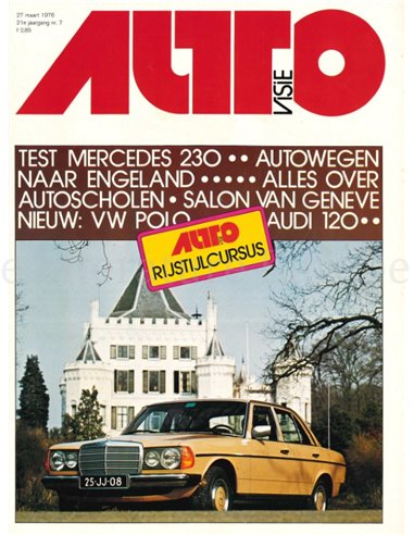 1976 AUTOVISIE MAGAZINE 07 NEDERLANDS