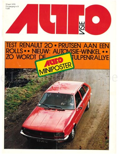 1976 AUTOVISIE MAGAZINE 09 NEDERLANDS