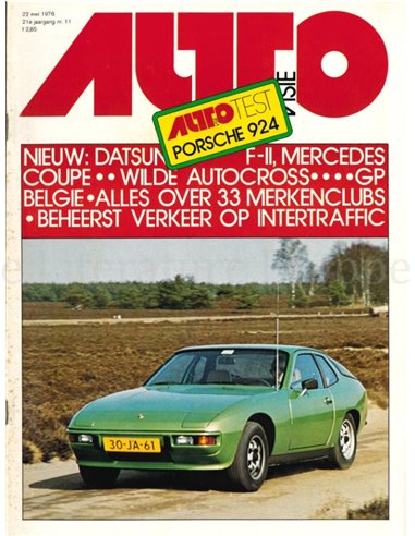 1976 AUTOVISIE MAGAZIN 11 NIEDERLÄNDISCH