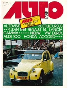 1976 AUTOVISIE MAGAZIN 12 NIEDERLÄNDISCH