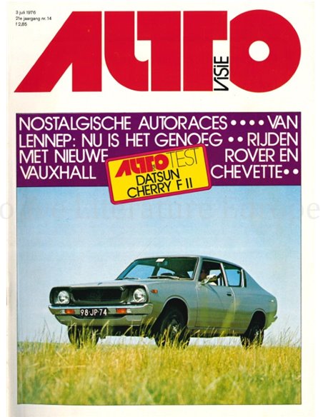 1976 AUTOVISIE MAGAZIN 14 NIEDERLÄNDISCH