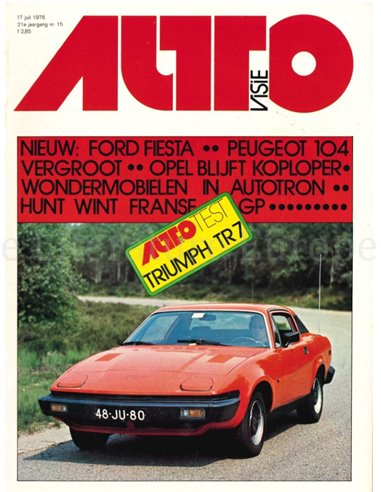 1976 AUTOVISIE MAGAZINE 15 NEDERLANDS