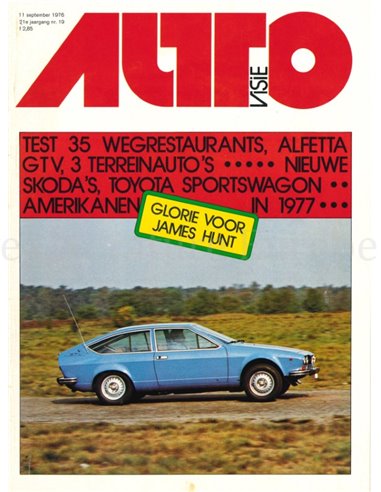 1976 AUTOVISIE MAGAZINE 19 NEDERLANDS