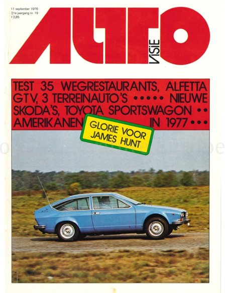 1976 AUTOVISIE MAGAZINE 19 NEDERLANDS