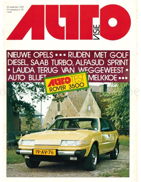 1976 AUTOVISIE MAGAZIN 20 NIEDERLÄNDISCH