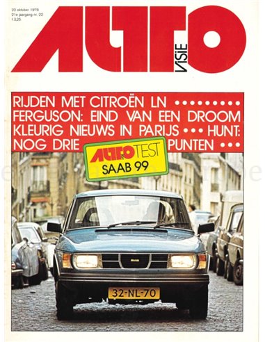 1976 AUTOVISIE MAGAZIN 22 NIEDERLÄNDISCH