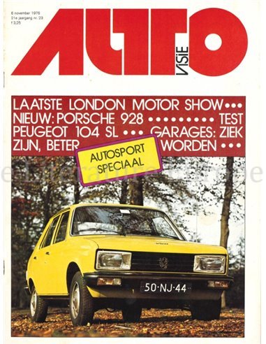 1976 AUTOVISIE MAGAZIN 23 NIEDERLÄNDISCH