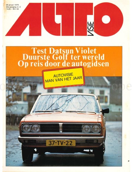 1978 AUTOVISIE MAGAZINE 02 NEDERLANDS