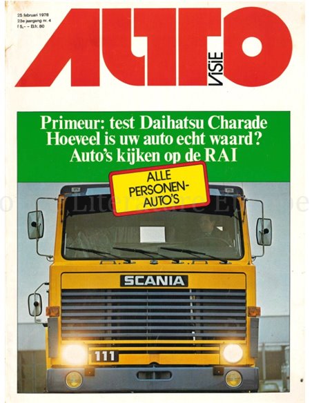 1978 AUTOVISIE MAGAZINE 04 NEDERLANDS