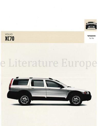 2004 VOLVO XC70 BROCHURE NEDERLANDS