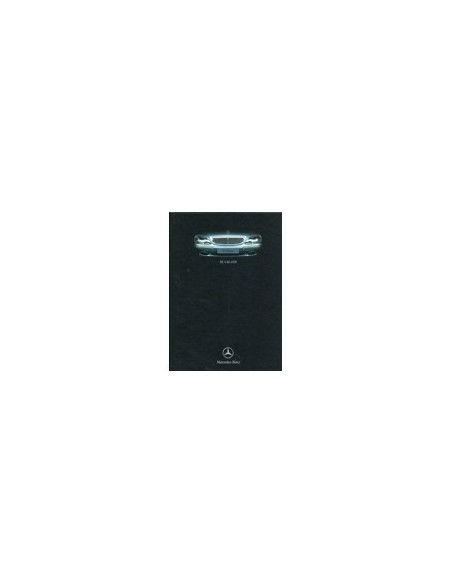 1999 MERCEDES BENZ S KLASSE HARDCOVER BROCHURE NEDERLANDS