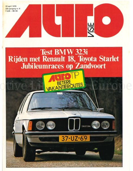 1978 AUTOVISIE MAGAZINE 08 NEDERLANDS