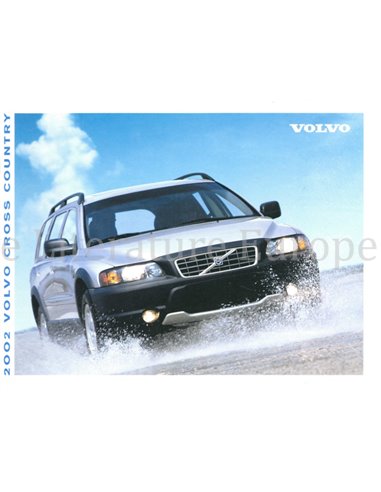 2002 VOLVO CROSS COUNTRY BROCHURE ENGELS