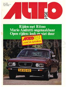 1978 AUTOVISIE MAGAZINE 11 NEDERLANDS