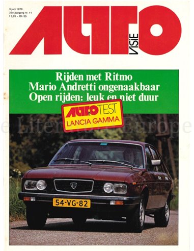 1978 AUTOVISIE MAGAZIN 11 NIEDERLÄNDISCH