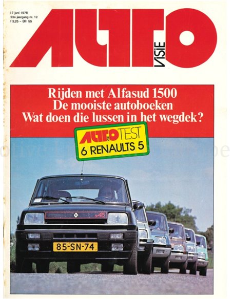 1978 AUTOVISIE MAGAZINE 12 NEDERLANDS