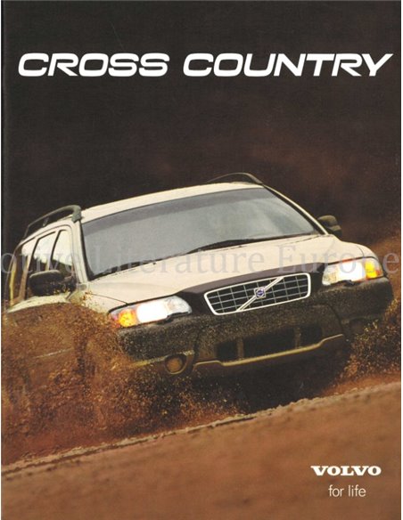 2001 VOLVO CROSS COUNTRY BROCHURE ENGELS
