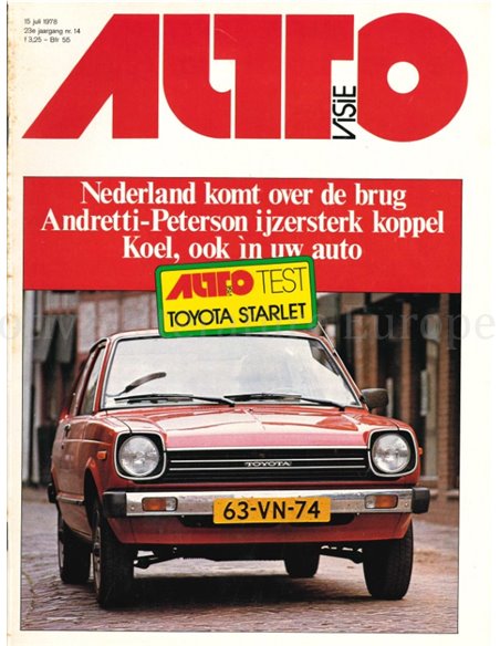 1978 AUTOVISIE MAGAZIN 14 NIEDERLÄNDISCH